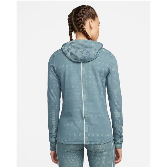 NWT$100 Nike Dri-FIT ADV Women's Long-Sleeve Running Light Hoodie DD6791-357 L - Picture 2 of 9